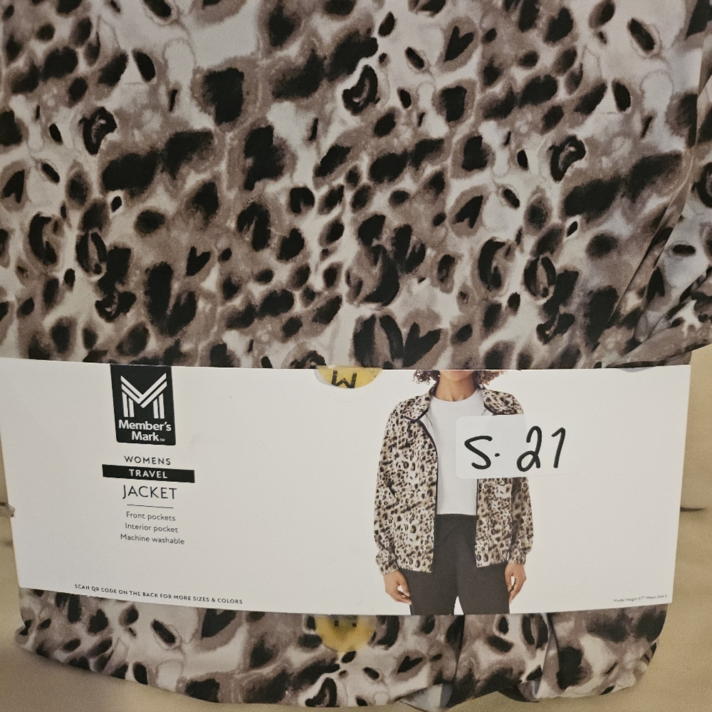Member's Mark Leopard Print Jacket NWT - image 2